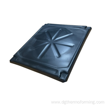 Large thermoforming plastic tray